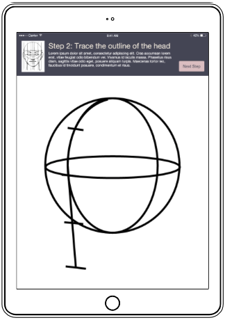 Prototype pose timer helping learners pace their practice.